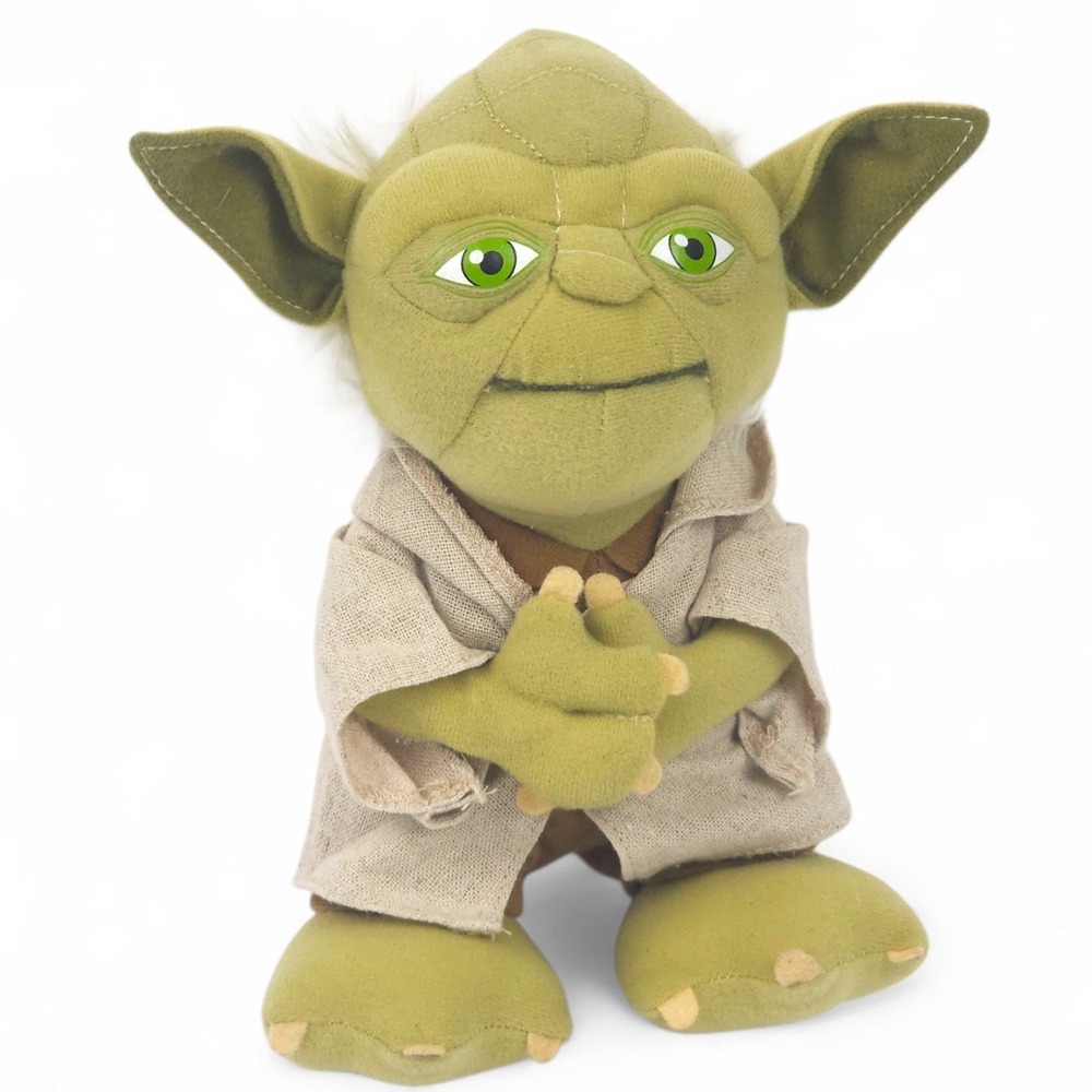 Star Wars Talking Yoda 9" Plush Underground Toys 2011 Stuffed Animal Works